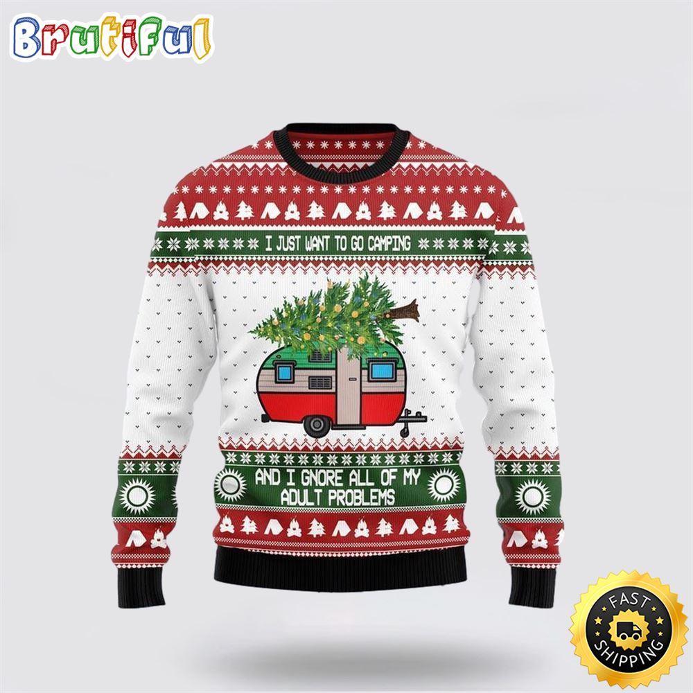 Camping Ugly Christmas Sweater Christmas Gift For That Everyone Will Love