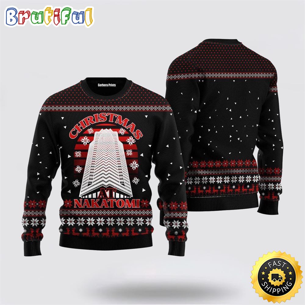 Christmas At Nakatomi Plaza Ugly Christmas Sweater Christmas Gift For That Everyone Will Love