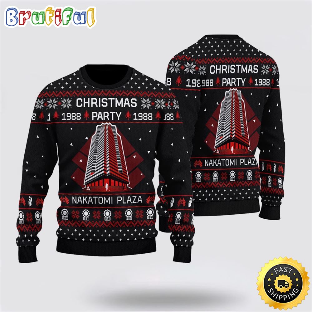 Christmas Party Nakatomi Plaza 3D Ugly Christmas Sweater Christmas Gift For That Everyone Will Love