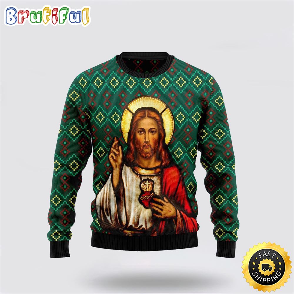 Jesus Ugly Christmas Sweater Gifts For Christian Friends