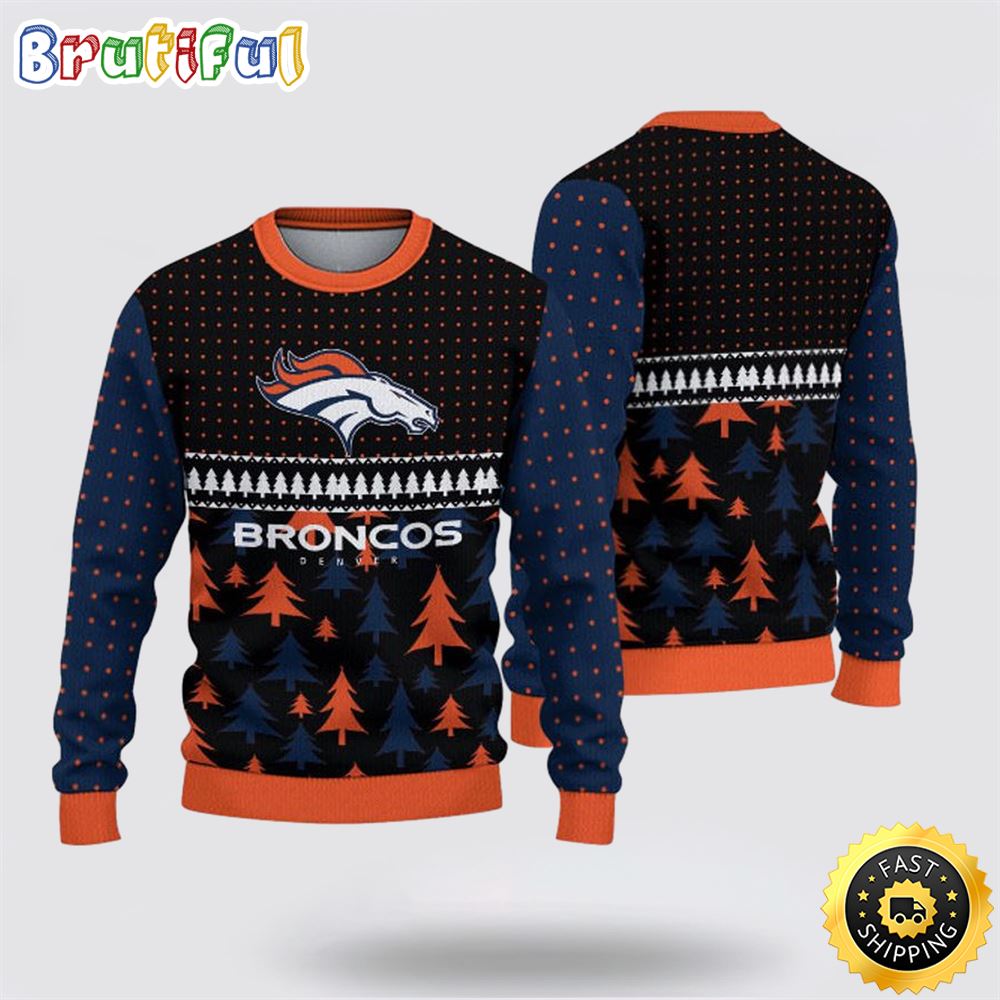 NFL Denver Broncos Ugly Sweater Christmas Show Team Spirit