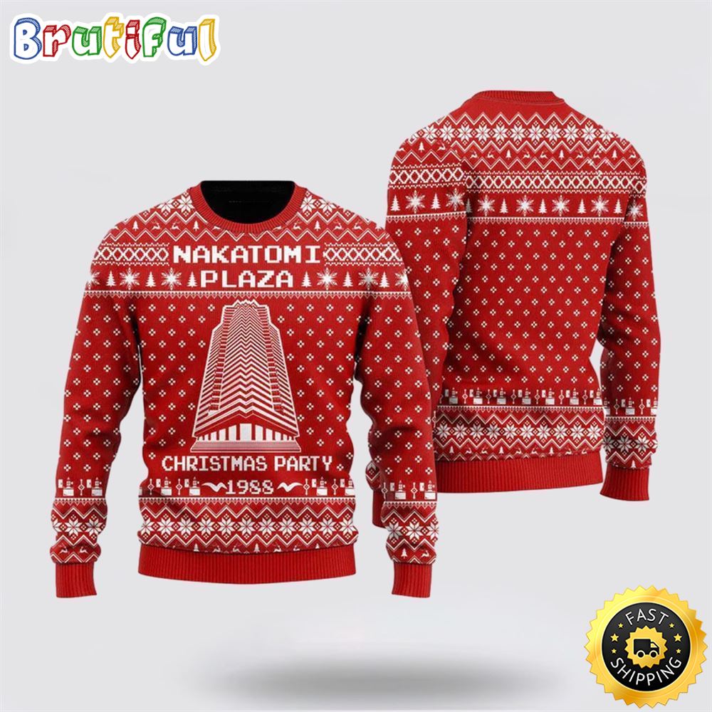 Nakatomi Plaza 1988 Ugly Christmas Sweater Christmas Gift For That Everyone Will Love