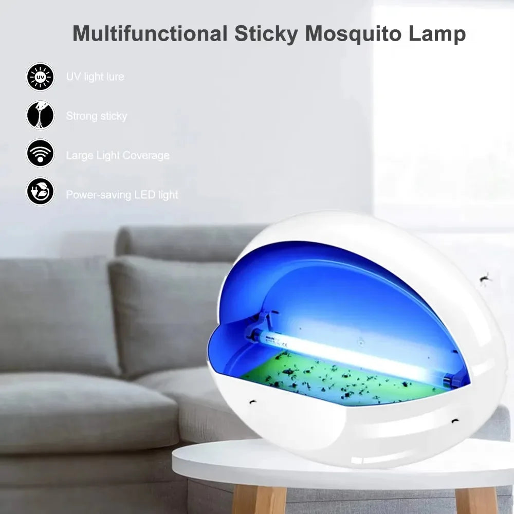 UV Mosquito Killer Lamp 8W, Electric Insect Trap for Home Hotel Restaurant Indoor, Fly Catcher with Fluorescent Technology