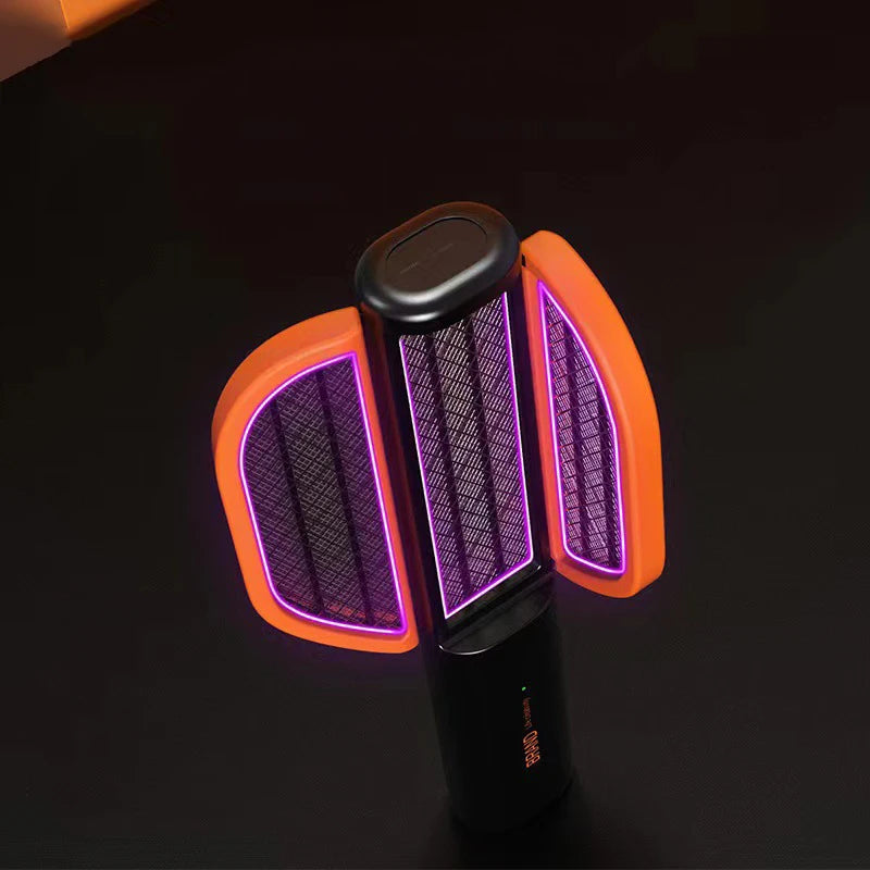 Electric Flies Killer Light USB Fold Rechargeable Mosquito Swatter Summer Mosquito Trap Racket  Anti Insect Bug Zapper